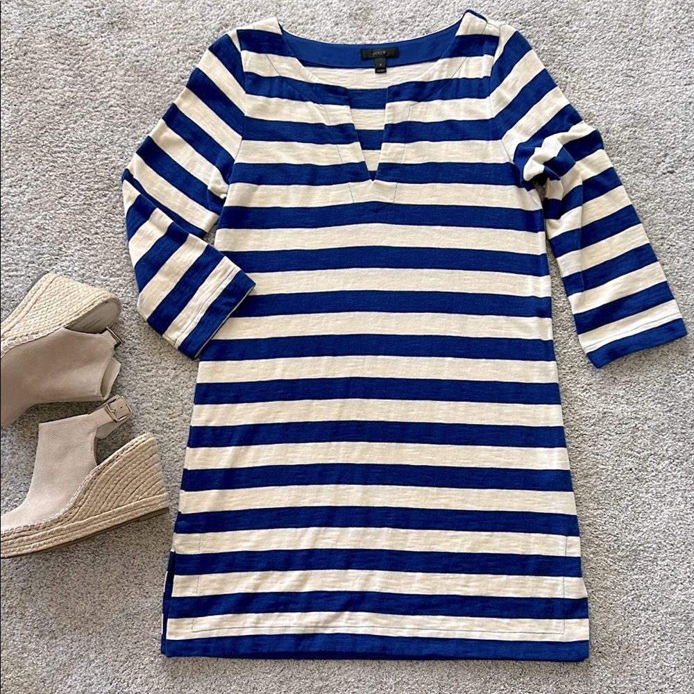 J. Crew Striped Tunic/Dress - Picture 2 of 8